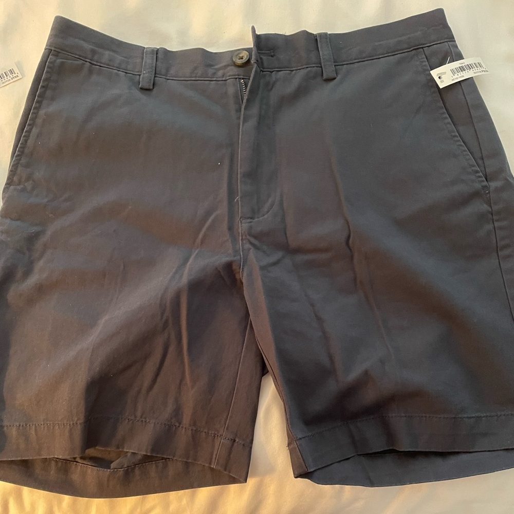 Amazon Essentials Men's Charcoal Flat Front Shorts